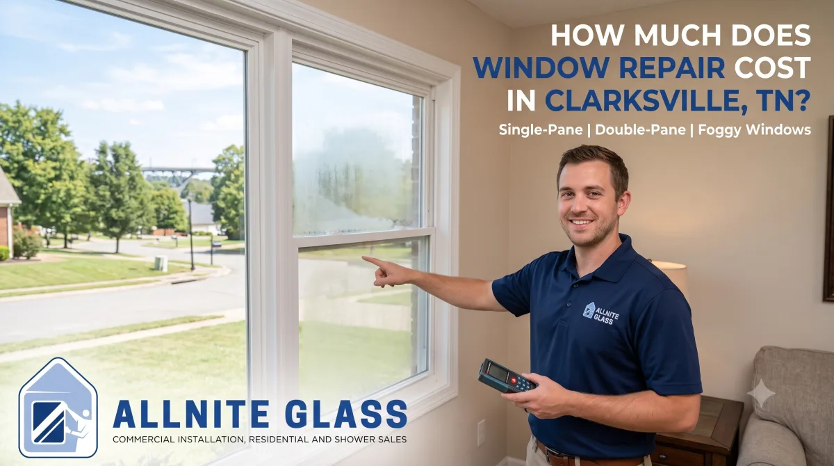 How much does window repair cost in Clarksville, TN