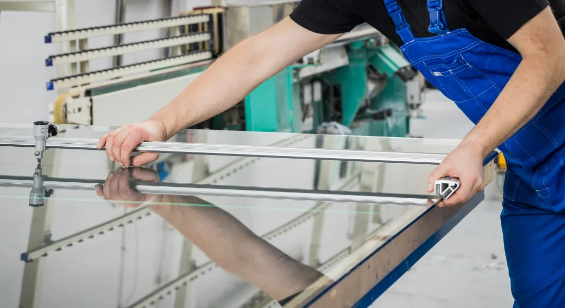 Various types of glass panels including tempered and laminated