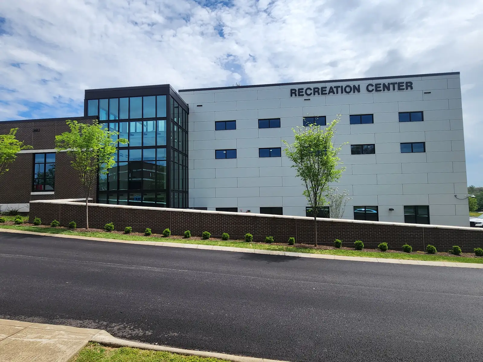 Whitehouse Recreation Center glass project